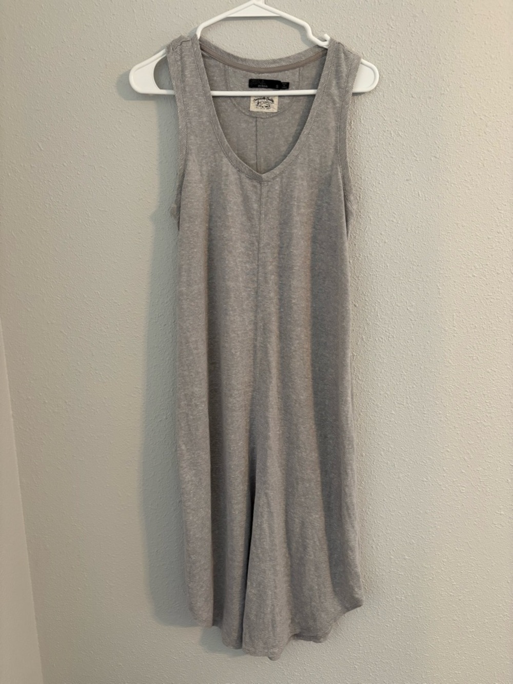 Prana Light Gray Knit Dress (size S)